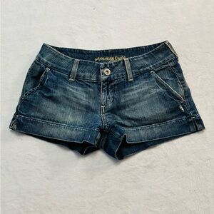 American Eagle Outfitters Dark Blue Jean Shorts